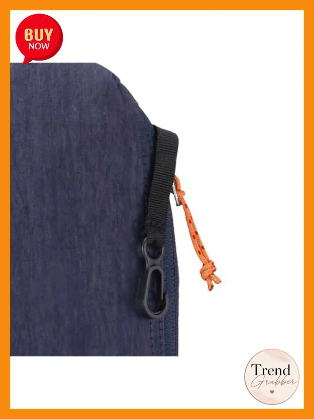Lightweight Sling Backpack with Adjustable Strap, Cotton Nylon Blend